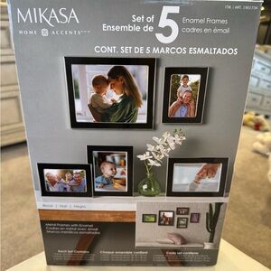 Mikasa Black Enamel Frame Collection NIB